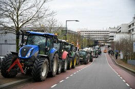 Boerenprotest op Schiphol en Mediapark