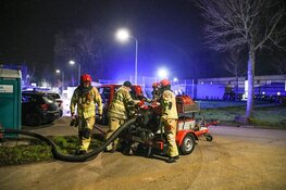 Brand bij houthandel in Kortenhoef
