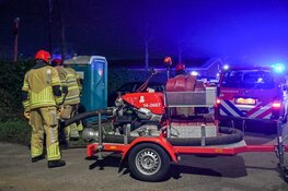 Brand bij houthandel in Kortenhoef