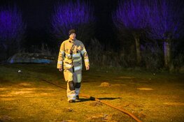 Brand bij houthandel in Kortenhoef