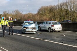 Ongeval tussen meerdere voertuigen op A1