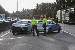 Ongeval tussen meerdere voertuigen op A1