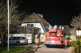 Schoorsteenbrand in Kortenhoef