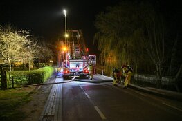 Schoorsteenbrand in Kortenhoef