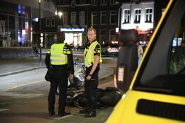 Scooterrijder gewond na botsing met fietser