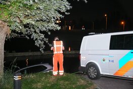 Auto te water in Kortenhoef