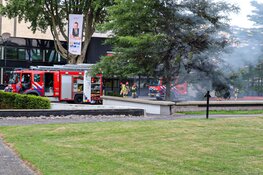 Brand in parkeergarage op Mediapark