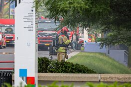 Brand in parkeergarage op Mediapark