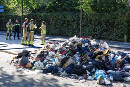 Bijna brand in vuilniswagen in Hilversum