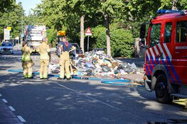 Bijna brand in vuilniswagen in Hilversum