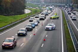 Flinke vertraging op A1 na ongeval met meerdere voertuigen