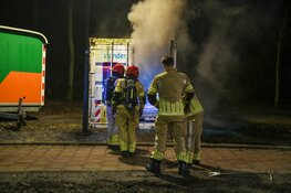 Container in brand bij Sint Vituskerk in Hilversum