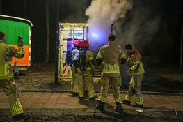 Container in brand bij Sint Vituskerk in Hilversum