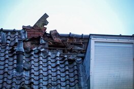 Blikseminslag bij woning in Bussum