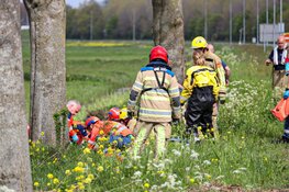 Auto te water bij ernstig ongeval in Naarden