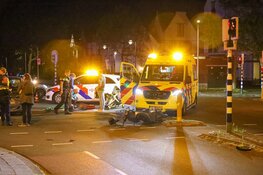 Bromfietser gewond bij ongeval in Bussum