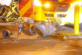 Bromfietser gewond bij ongeval in Bussum