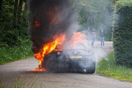 Peperdure Ferrari uitgebrand in Blaricum