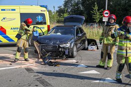 Gewonde en veel schade bij ongeval op afrit A6