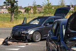 Gewonde en veel schade bij ongeval op afrit A6
