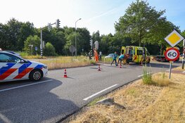 Motorrijder uit de bocht gevlogen in Blaricum