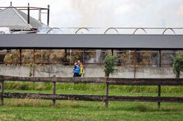 Brand bij agrarisch bedrijf in Loosdrecht