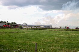 Brand bij agrarisch bedrijf in Loosdrecht