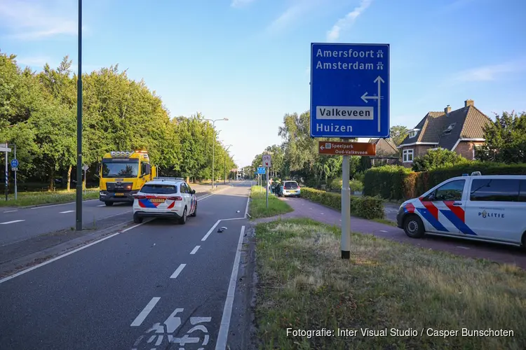 Politieauto betrokken bij botsing in Naarden