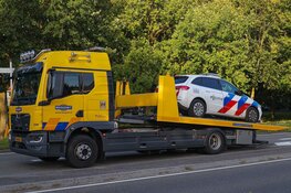 Politieauto betrokken bij botsing in Naarden