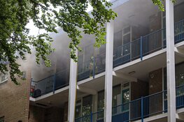 Brand in appartement in Bussum