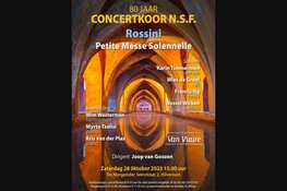 Concertkoor NSF viert 80-jarig bestaan met jubileumconcert