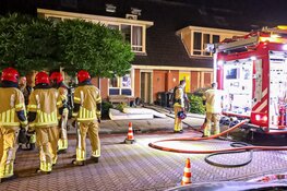 Brand in woning Kortenhoef, matras in brand