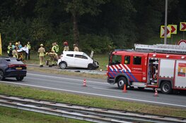 Ravage na eenzijdig ongeval bij Eemnes