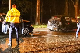Kettingbotsing op Hilversumseweg in Laren