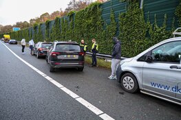 Ongeval met zes voertuigen op A1 bij Naarden