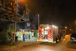 Brand in woning in Bussum, bewoner blust zelf