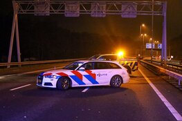 Ernstig ongeval op A1, twee auto's gebotst richting Amsterdam