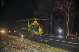 Drie gewonden bij frontale aanrijding in Kortenhoef