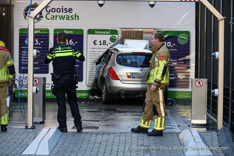Ongeluk in wasstraat Blaricum