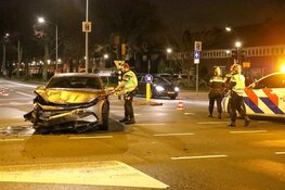Aanrijding op kruising in Hilversum