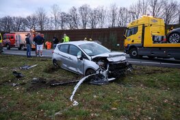 Ongeval met meerdere auto's bij Eemnes, A27 afgesloten