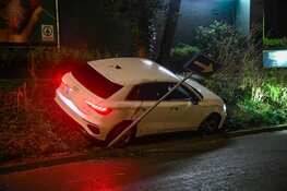 Automobilist aangehouden na eenzijdig ongeval