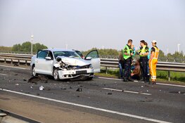 Kopstaartbotsing met meerdere voertuigen op A27 bij Blaricum