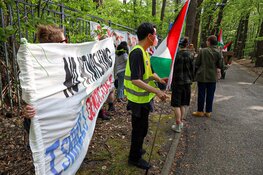 Demonstratie bij AvroTros-gebouw vanwege deelname Eurovisie Songfestival