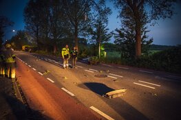 Auto over de kop geslagen in Loosdrech