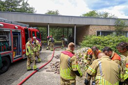Brand in pand Anton Philipsweg in Hilversum