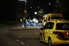 Motorrijder raakt gewond bij val