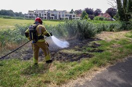 Buitenbrand in Naarden. Mogelijk brandstichting