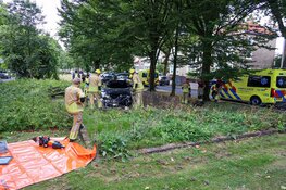 Automobilist gewond bij eenzijdig ongeluk in Hilversum