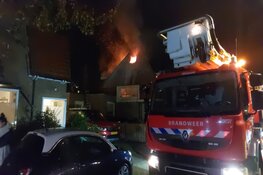 Uitslaande brand in woning Hilversum